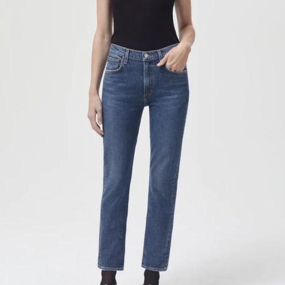 Agolde Mid Rise Straight - Picture 7 of 9